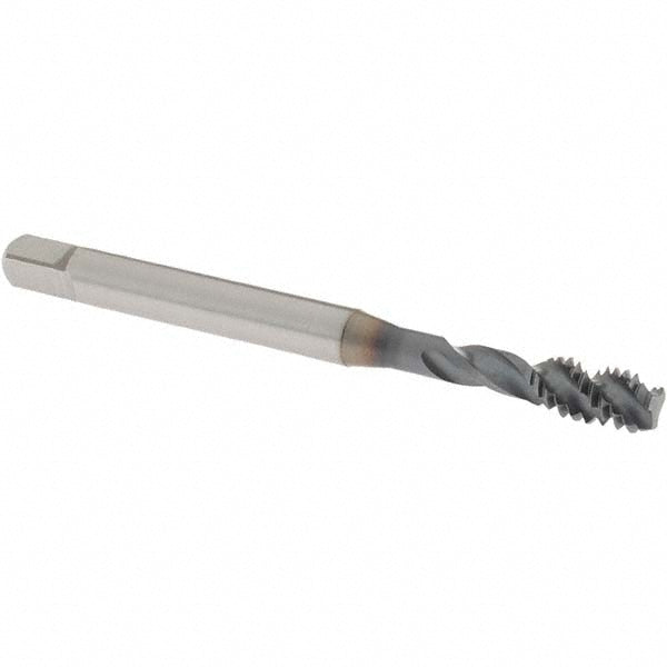 OSG 1650510608 Spiral Flute Tap: 1/4-20 UNC, 3 Flutes, Bottoming, 2B Class of Fit, Powdered Metal, V Coated