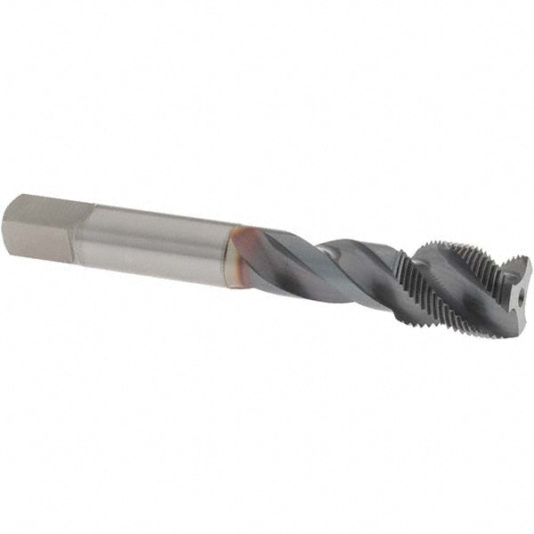 OSG 1650506308 Spiral Flute Tap: 5/8-24 UNC, 3 Flutes, Semi-Bottoming, 3B Class of Fit, Powdered Metal, TICN Coated