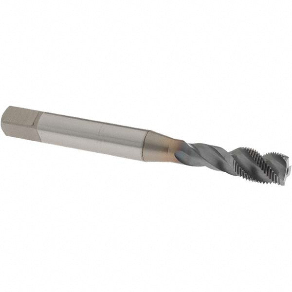 OSG 1650505908 Spiral Flute Tap: 3/8-32 UNF, 3 Flutes, Semi-Bottoming, 2B Class of Fit, Powdered Metal, TICN Coated