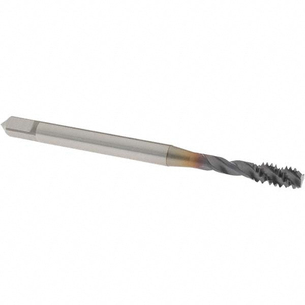 OSG 1650509908 Spiral Flute Tap: #10-24 UNC, 3 Flutes, Bottoming, 2B Class of Fit, Powdered Metal, V Coated