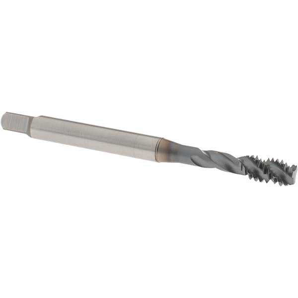 OSG 1650510708 Spiral Flute Tap: 1/4-20 UNC, 3 Flutes, Bottoming, 3B Class of Fit, Powdered Metal, V Coated