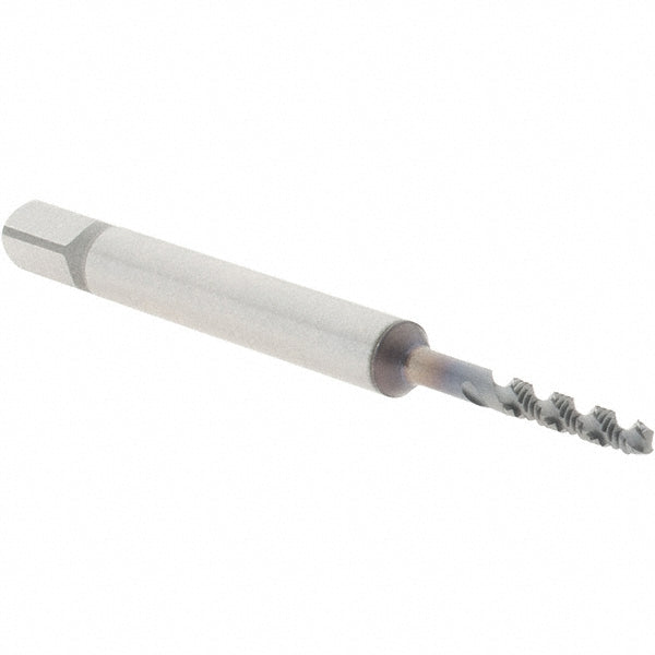 OSG 1650003108 Spiral Flute Tap: M1.6x0.35 Metric Coarse, 2 Flutes, Semi-Bottoming, 6H Class of Fit, Powdered Metal, V Coated