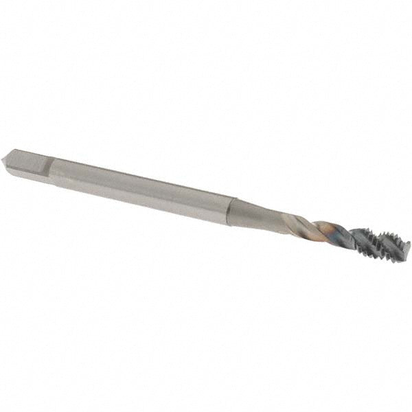 OSG 1650010208 Spiral Flute Tap: M4x0.70, Metric Coarse, 3 Flute, Bottoming Chamfer, 6H Class of Fit, Powdered Metal, TiCN Finish