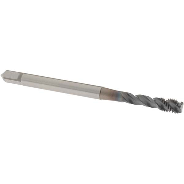 OSG 1650010608 Spiral Flute Tap: M5x0.80 Metric Coarse, 3 Flutes, Bottoming, 6H Class of Fit, Powdered Metal, V Coated