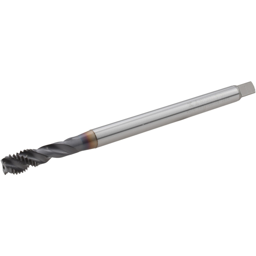 OSG 1652005108 Spiral Flute Tap: M10x1.50 Metric, 3 Flutes, Semi-Bottoming, 6H Class of Fit, Powdered Metal, TICN Coated