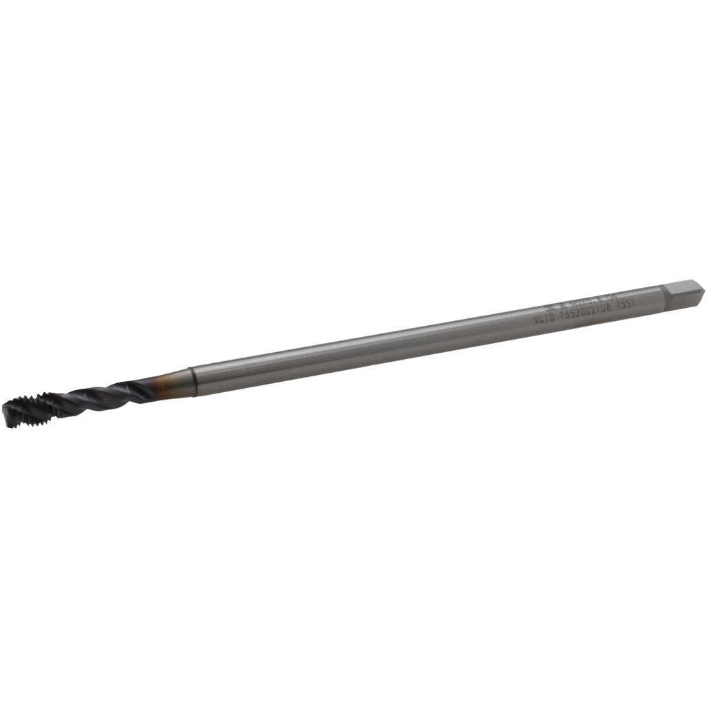 OSG 1652002108 Spiral Flute Tap: M5x0.80 Metric, 3 Flutes, Semi-Bottoming, 6H Class of Fit, Powdered Metal, TICN Coated