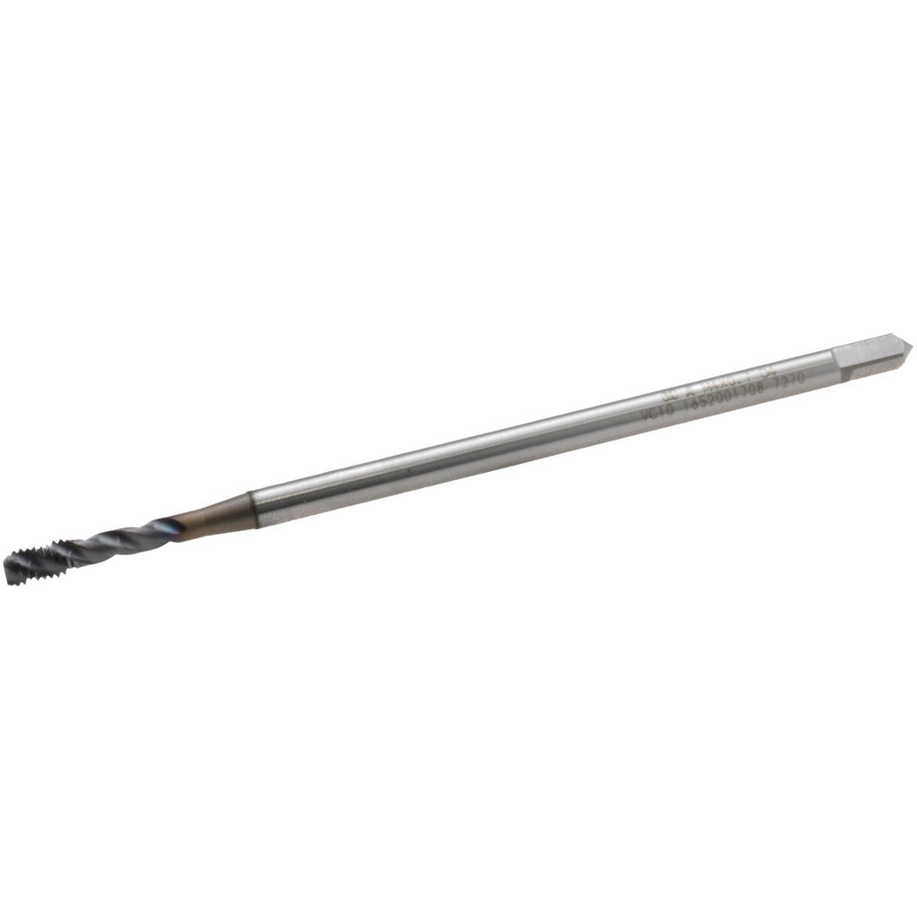 OSG 1652001708 Spiral Flute Tap: M4x0.70 Metric, 3 Flutes, Semi-Bottoming, 6H Class of Fit, Powdered Metal, TICN Coated