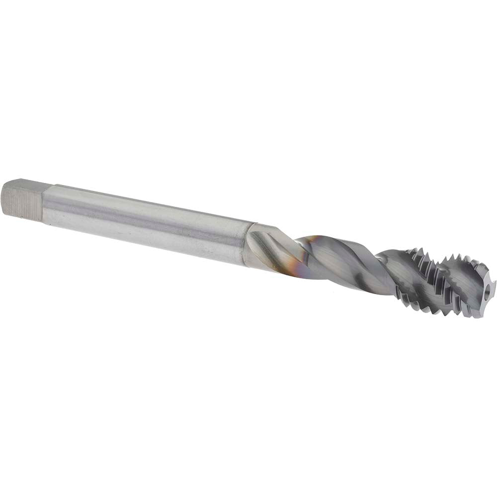 OSG 1654001508 Spiral Flute Tap: M12x1.75 Metric, 3 Flutes, Semi-Bottoming, 6H Class of Fit, Powdered Metal, V Coated
