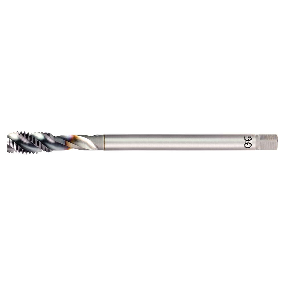 OSG 1652502508 Spiral Flute Tap: 3/8-16 UNC, 3 Flutes, Semi-Bottoming, 2B Class of Fit, Powdered Metal, TICN Coated