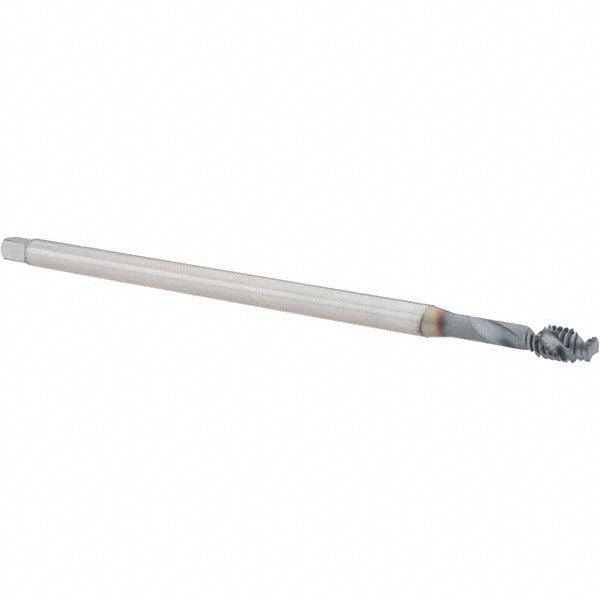 OSG 1652501708 Spiral Flute Tap: 1/4-20 UNC, 2 Flutes, Semi-Bottoming, 2B Class of Fit, Powdered Metal, TICN Coated