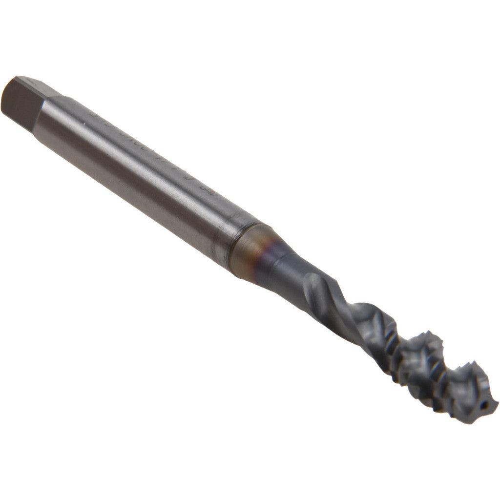 OSG 1654500108 Spiral Flute Tap: 1/4-20 UNC, 3 Flutes, Semi-Bottoming, 2B Class of Fit, Powdered Metal, V Coated