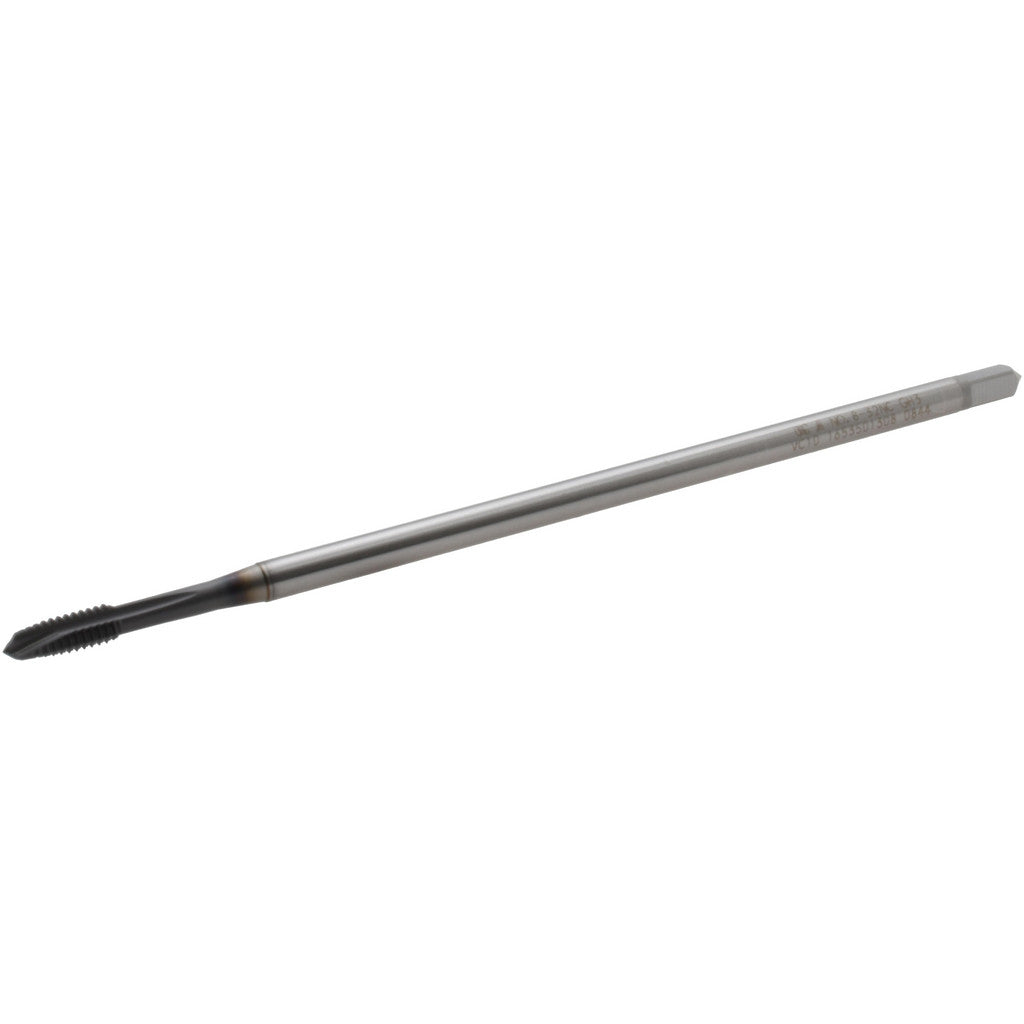 OSG 1653501308 Spiral Point Tap: #8-32 Metric, 3 Flutes, Plug, 2B Class of Fit, Powdered Metal, TiCN Coated