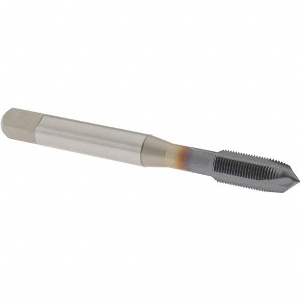 OSG 1651506308 Spiral Point Tap: 3/8-32 UNEF, 3 Flutes, Plug, 3B Class of Fit, Powdered Metal, V Coated