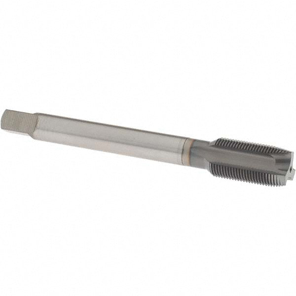 OSG 1651506508 Spiral Point Tap: 1/2-28 UNEF, 3 Flutes, Plug, 3B Class of Fit, Powdered Metal, V Coated