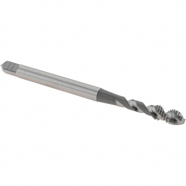 OSG 1303900200 #4-40 UNC, 2 Flute, 50° Helix, Bottoming Chamfer, Bright Finish, High Speed Steel Spiral Flute STI Tap