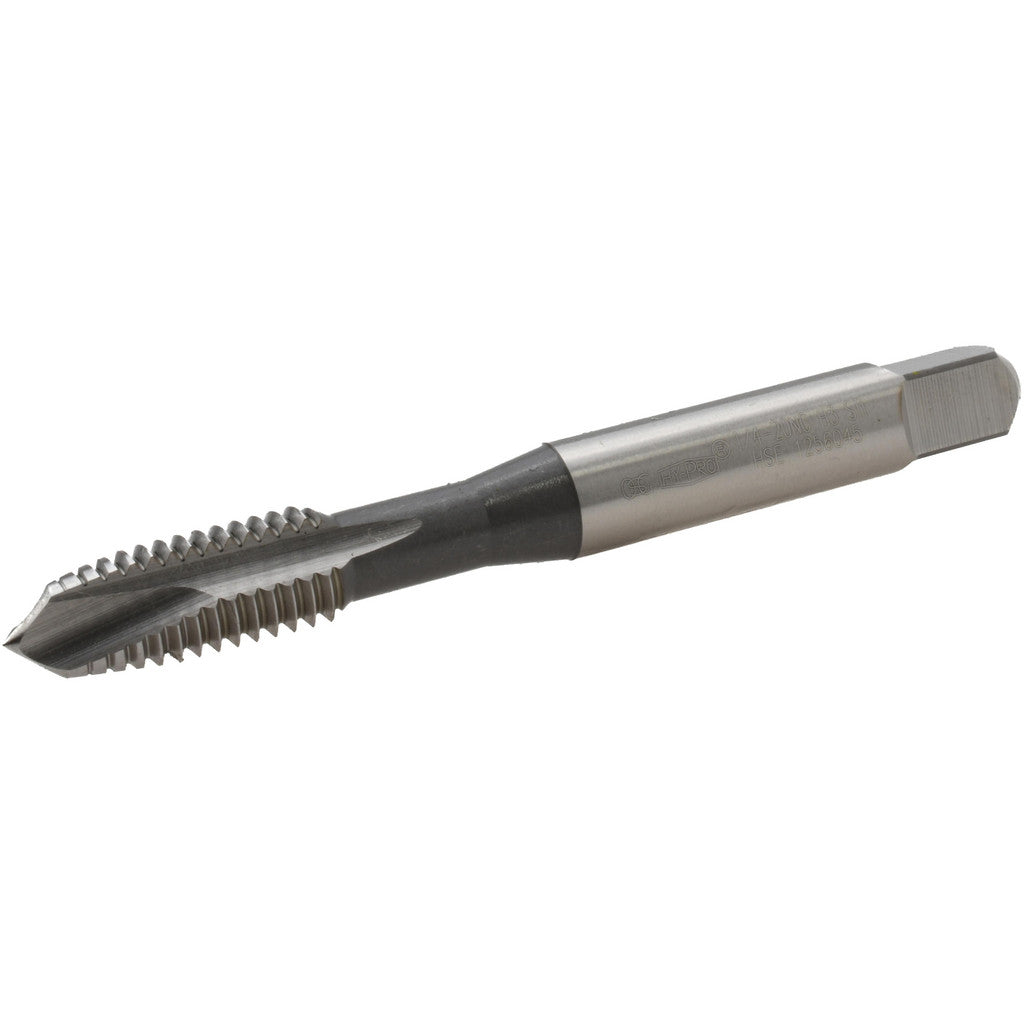 OSG 1103600600 Spiral Point STI Tap: 1/4-20 UNC, 3 Flutes, Modified Bottoming, High Speed Steel, Bright/Uncoated