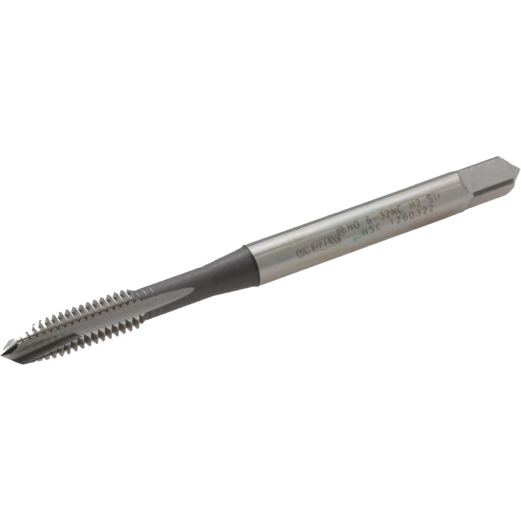 OSG 1103600300 Spiral Point STI Tap: #6-32 UNC, 3 Flutes, Modified Bottoming, High Speed Steel, Bright/Uncoated