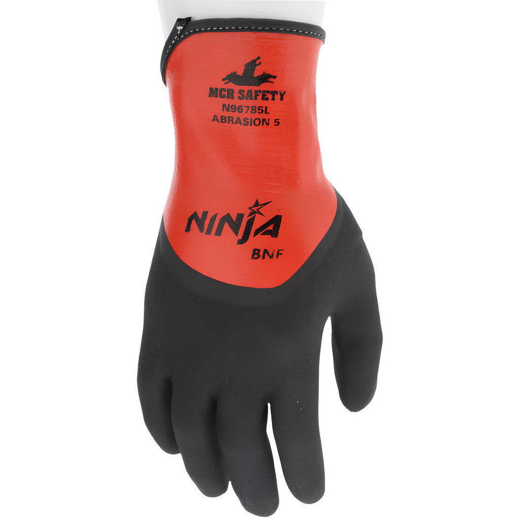 MCR Safety N96785M Work Gloves: N96785, Size Medium, Nitrile-Coated, Puncture Resistant