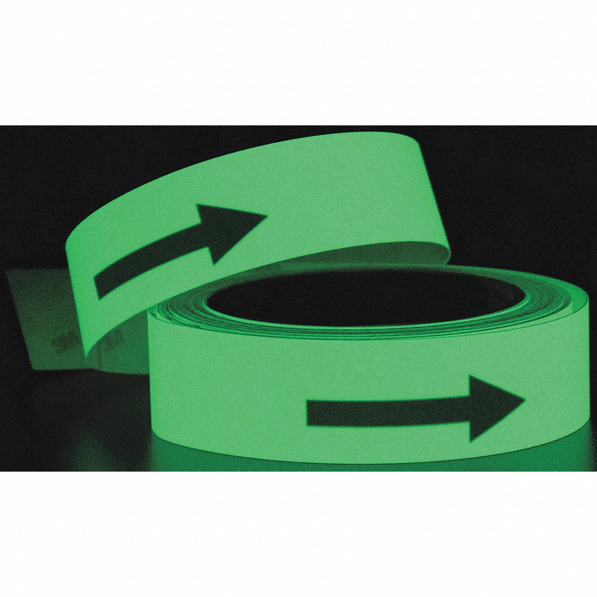 Ability One Floor Tape, Green, 1 1/4 Inx50 Ft, Roll, 4 in (4240-00-NIB-0247)