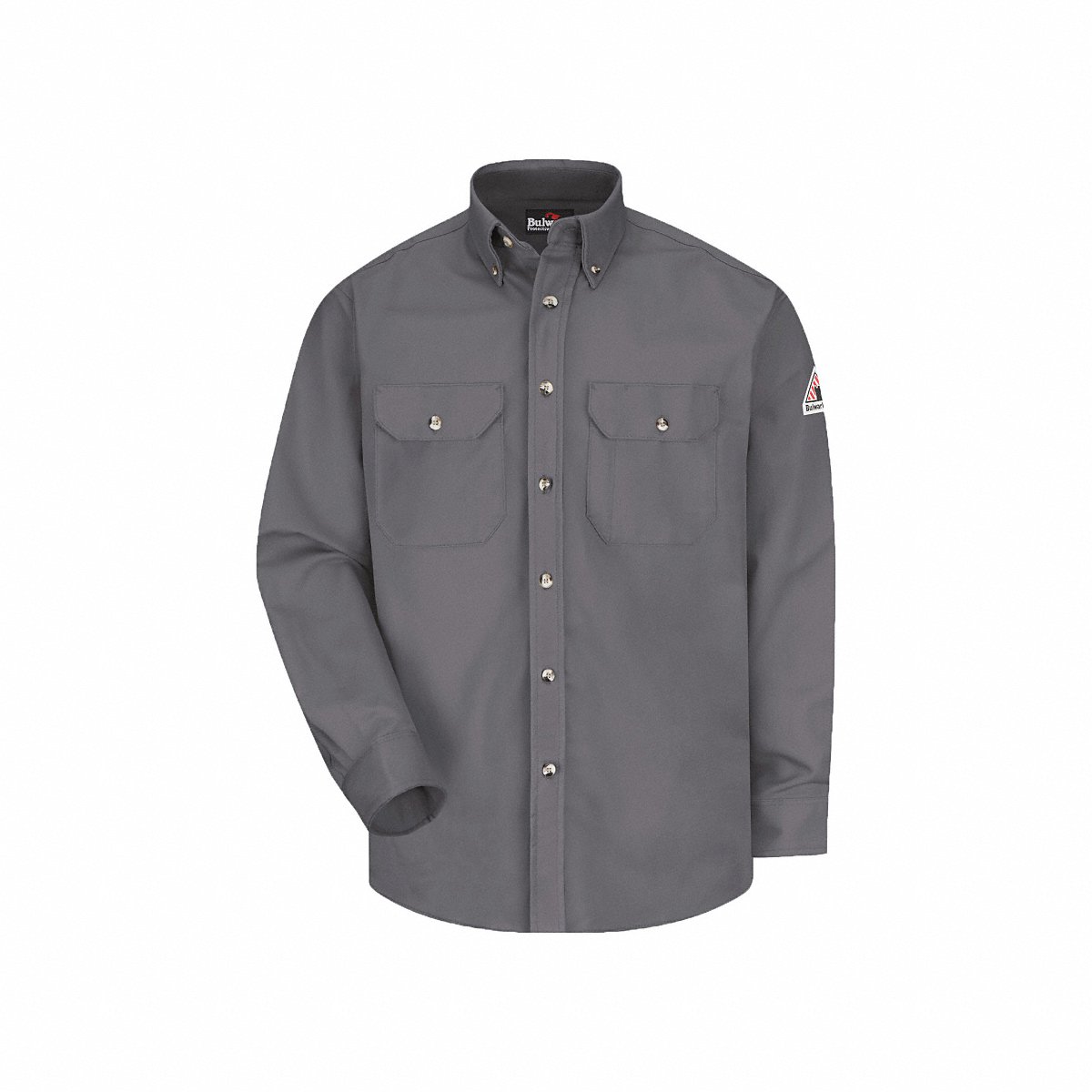 Bulwark Flame-Resistant Collared Shirt Gray (SLU2GY RG 3XL)