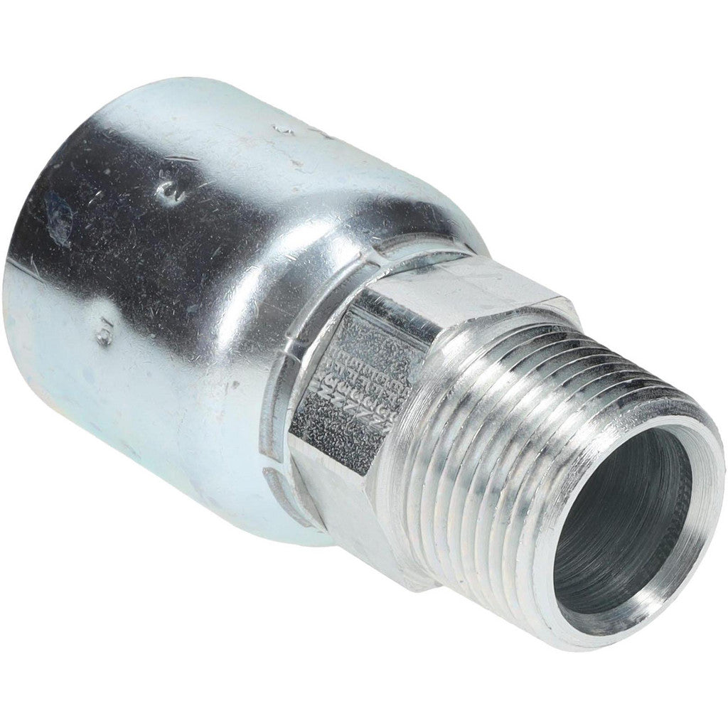 Parker 10143-16-16 Hydraulic Hose Male Rigid Fitting: 1" Hose ID, 16 Hose Size, 1-11-1/2, 6500 psi