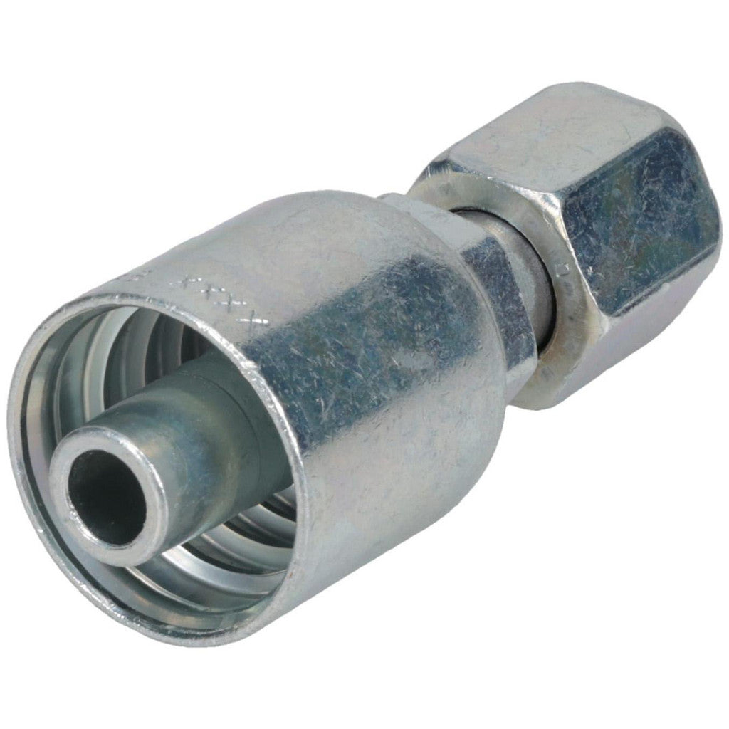 Parker 10643-8-8 Hydraulic Hose Female JIC 37 deg Swivel Fitting: 1/2" Hose ID, 8 Hose Size, 1/2" Thread