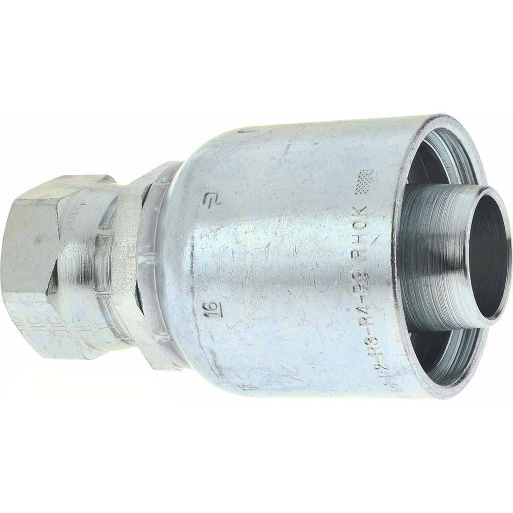 Parker 10643-12-16 Hydraulic Hose Female JIC 37 deg Swivel Fitting: 1" Hose ID, 12 Hose Size, 1" Thread