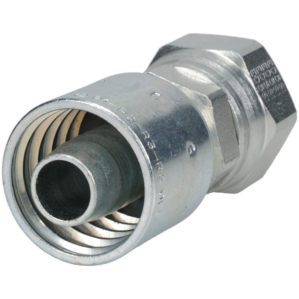 Parker 10643-16-12 Hydraulic Hose Female JIC 37 deg Swivel Fitting: 3/4" Hose ID, 16 Hose Size, 3/4" Thread