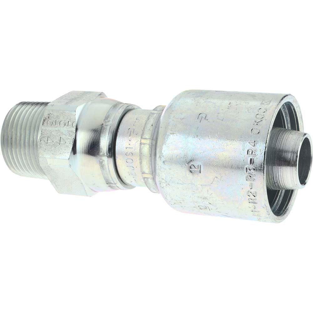 Parker 11343-12-12 Hydraulic Hose Male NPTF Pipe Swivel Fitting: 3/4" Hose ID, 12 Hose Size, 3/4" Thread