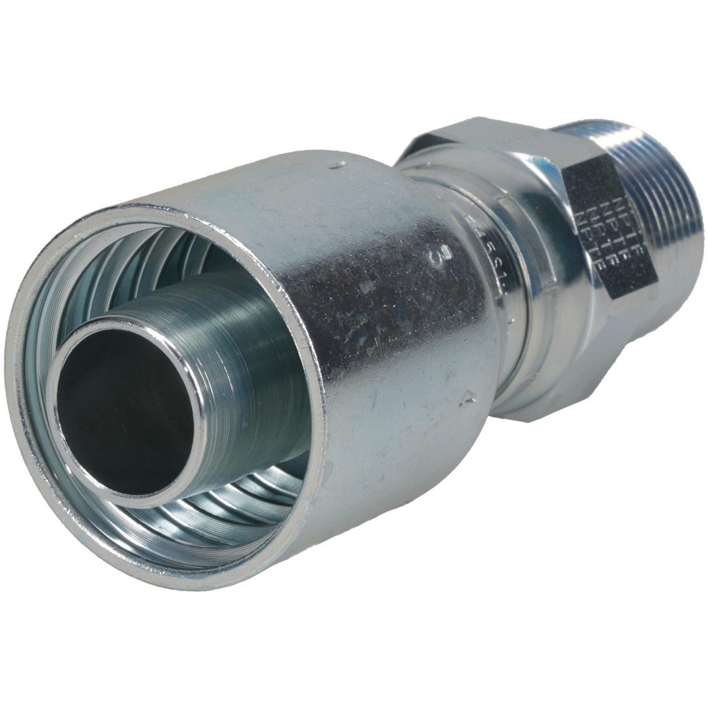 Parker 11343-16-16 Hydraulic Hose Male NPTF Pipe Swivel Fitting: 1" Hose ID, 16 Hose Size, 1" Thread