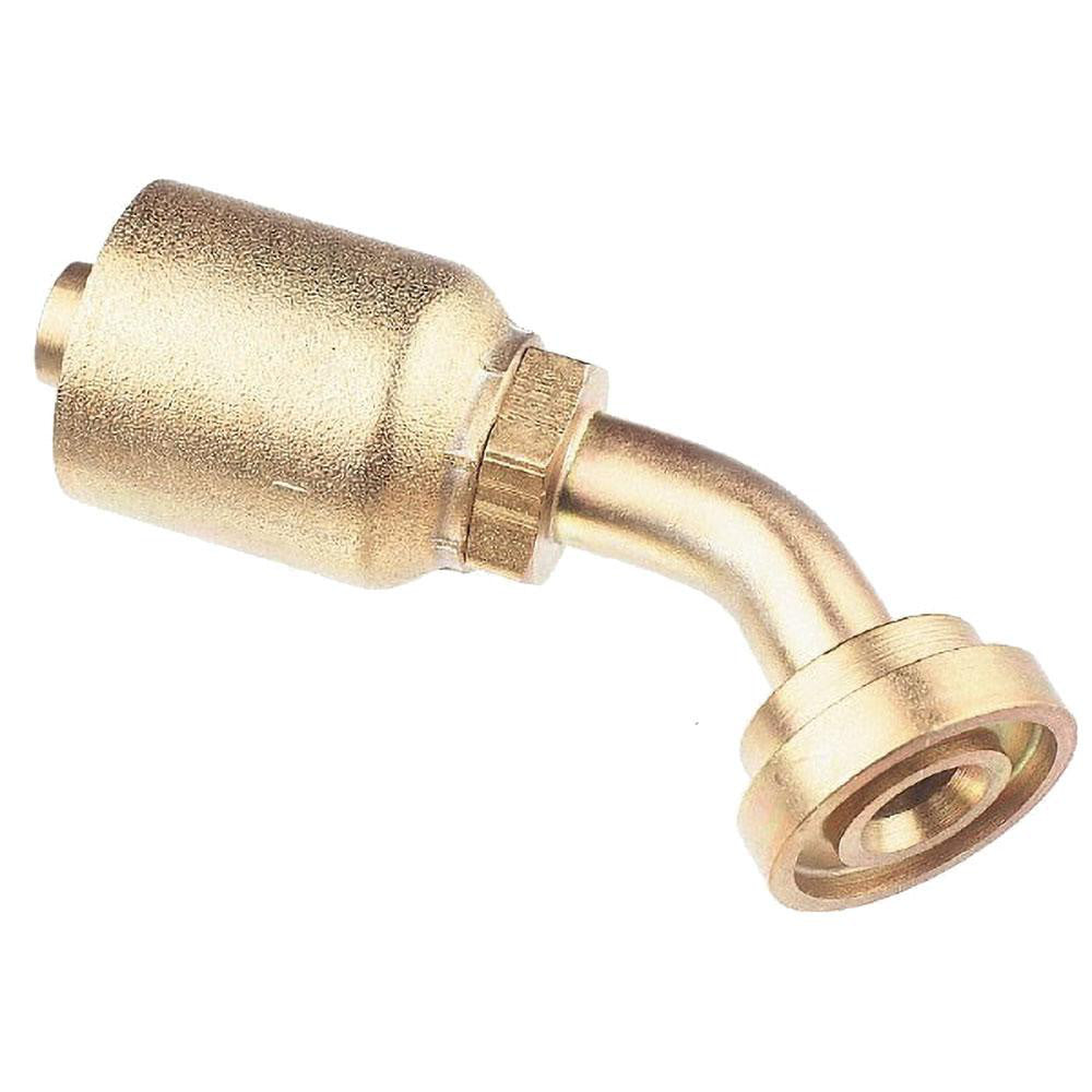Parker 11743-8-8 Hydraulic Hose SAE Code 61 Flange Head Elbow: 1/2" Hose ID, 8 Hose Size, 1/2" Thread