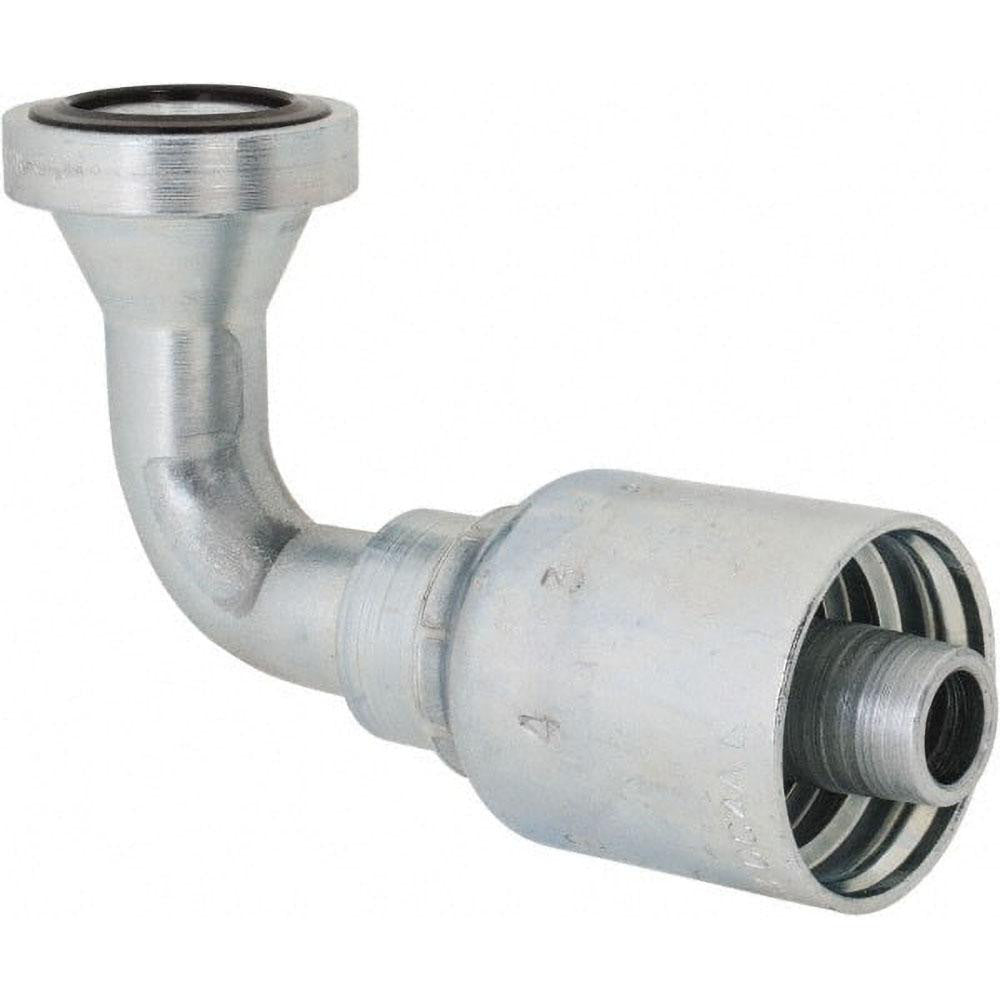 Parker 11943-16-16 Hydraulic Hose SAE Code 61 Flange Head Elbow: 1" Hose ID, 16 Hose Size, 1" Thread