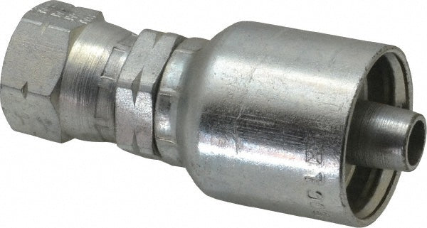 Parker 10843-6-6 Hydraulic Hose 90 deg Elbow: 3/8" Hose ID, 6 Hose Size, 3/8" Thread