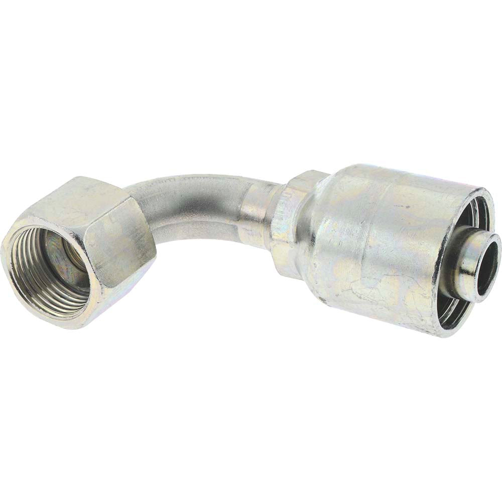 Parker 13943-12-12 Hydraulic Hose Short Drop Female JIC Swivel 90 deg Elbow: 3/4" Hose ID, 12 Hose Size, 1-1/16-12