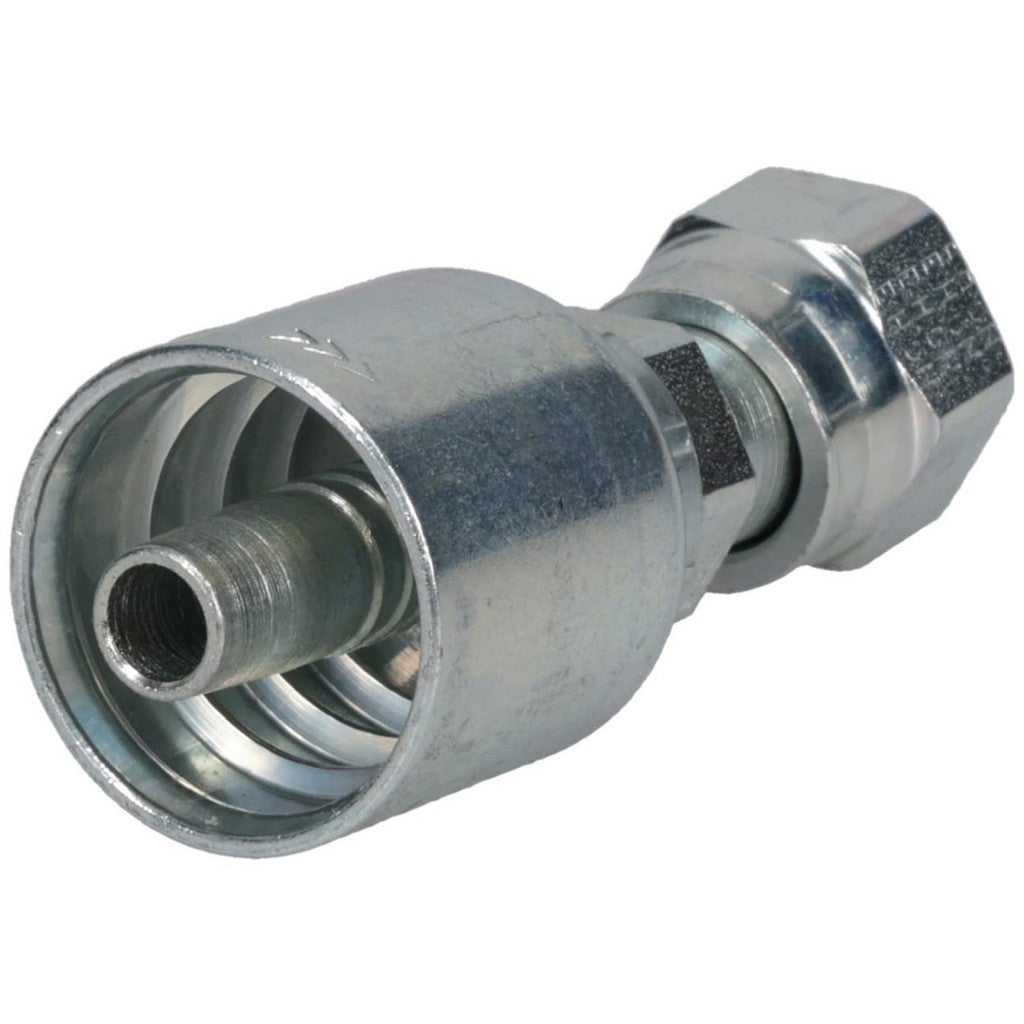 Parker 1JS43-6-6 Hydraulic Hose Female Seal-Lok Swivel Fitting: 3/8" Hose ID, 6 Hose Size, 3/8" Thread