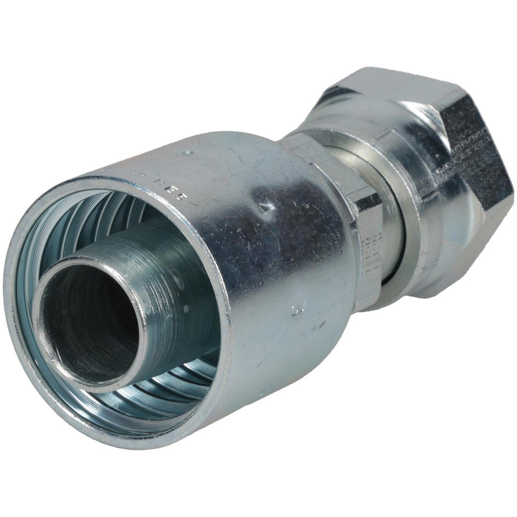 Parker 1JS43-16-16 Hydraulic Hose Female Seal-Lok Swivel Fitting: 1" Hose ID, 16 Hose Size, 1" Thread