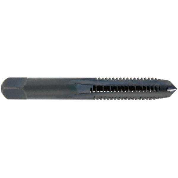 OSG 22627 Straight Flute Tap: M8x1.25 Metric Coarse, 4 Flute, Plug Chamfer, 2B Class of Fit, High-Speed Steel, Oxide Finish