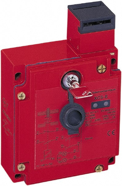 Telemecanique Sensors XCSE5311 2NO/NC Configuration, 24/48 VAC/VDC, Multiple Amp Level, Metal Key Safety Limit Switch