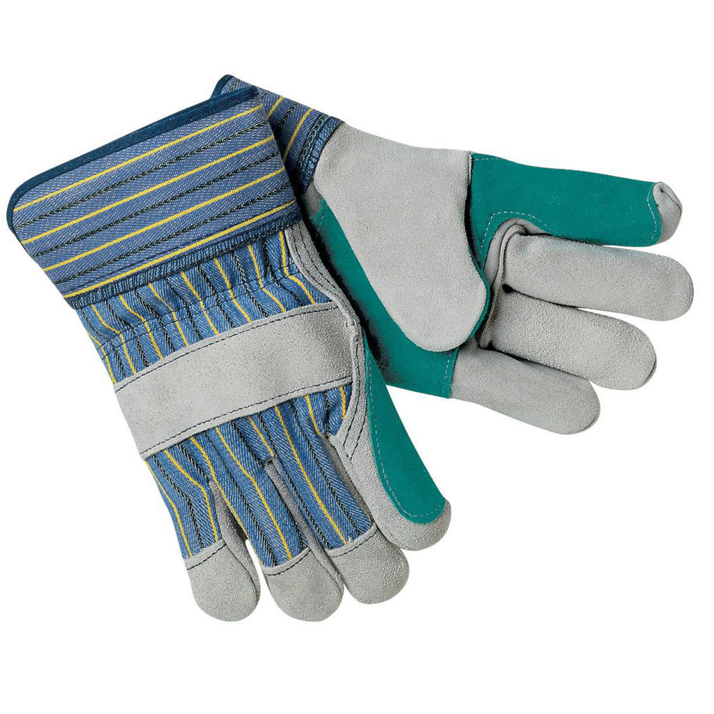 MCR Safety 1411XXL Work Gloves: Memphis 1411, Size 2X-Large, Cowhide Leather Lined, Cowhide Leather, General Purpose