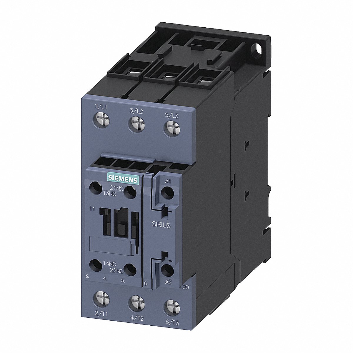 Siemens IEC Magnetic Contactor Non-Reversing 120 VAC (3RT20381AK60)
