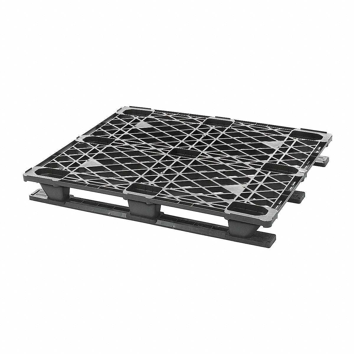 Orbis Corporation Dba Lewis Bins Pallet, Block, 2, 300 Lb., 48 In. L (40X48 CP EXP W/RUNNERS)