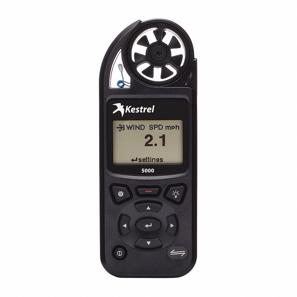 Kestrel Environmental Meter, Blk, 0.3 To 48.87" Hg, 87" (0850BLK)