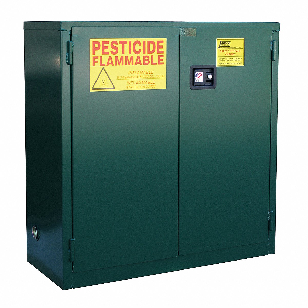 Jamco Pesticide Safety Cabinet, 30 Gal., Green (FK30EP)