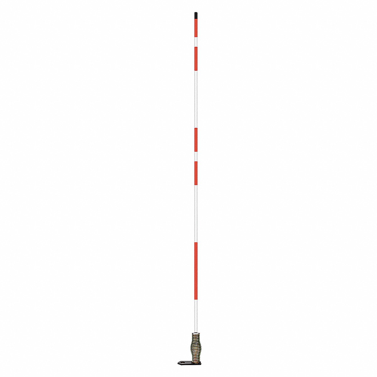 Traffic And Parking Control, Llc. Hydrant Marker, 5 Ft., Fiberglss, White/Red, 5 ft (2673-00001)