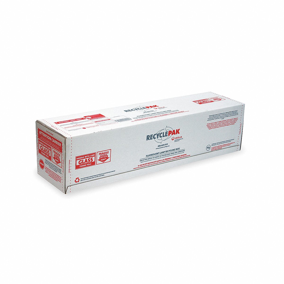 RecyclePak Fluorescent Bulb Recycling Kit, 48 in x 12 in x 12 in (SUPPLY-065)