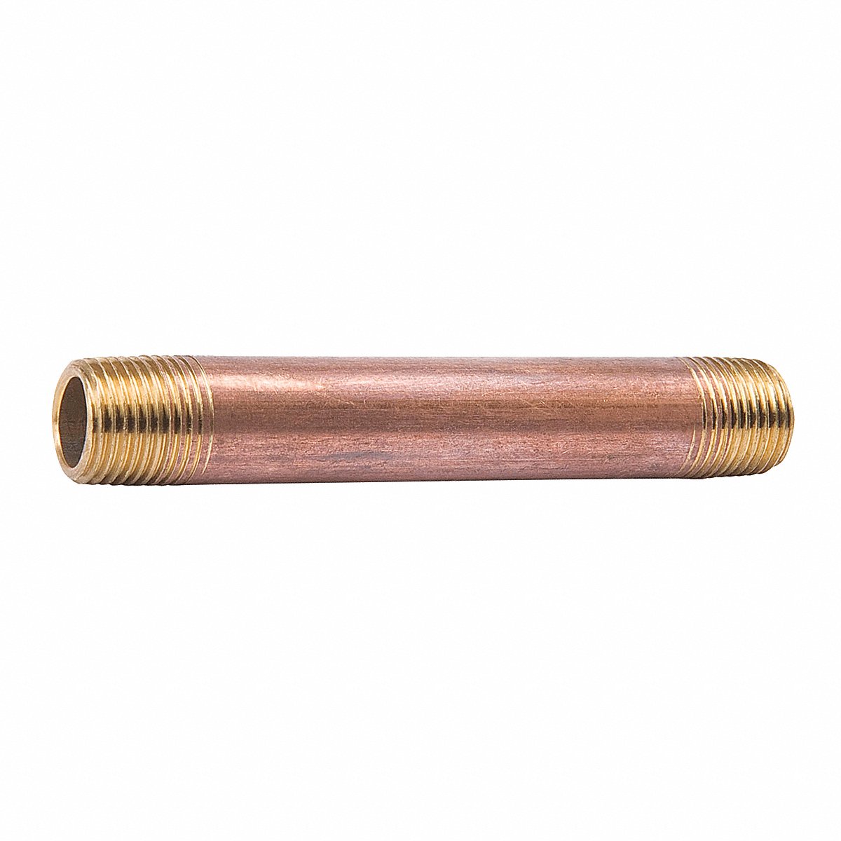 Nipple Red Brass 1 x 3 In Threaded (465-030)