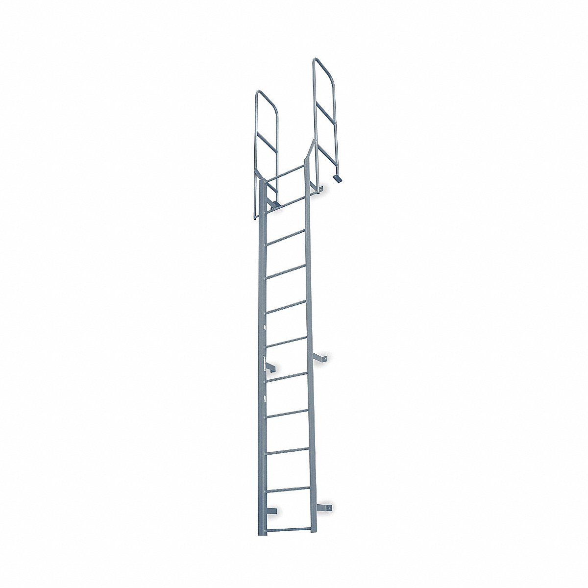 Cotterman Fixed Ladder, Wlkthru, 22 Ft. 8 In H, Steel, 22 ft (F20W C1)
