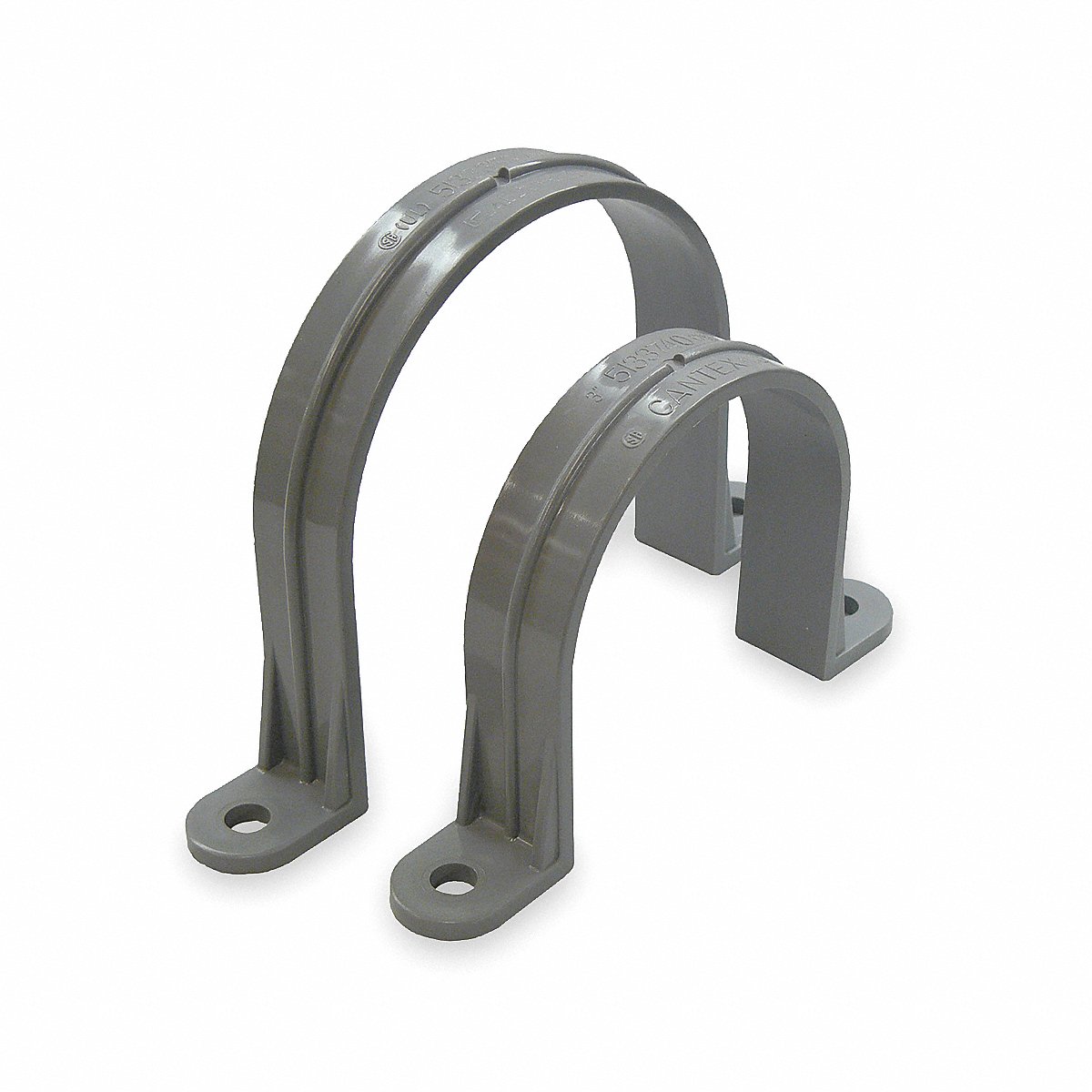 Cantex Conduit Clamp, PVC Overall L 2 1/2 in (5133737) - Pack of 5
