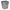 Rubbermaid Commercial D1928 Trash Can, Gray, 28 gal, Plastic (FG352600GRAY)