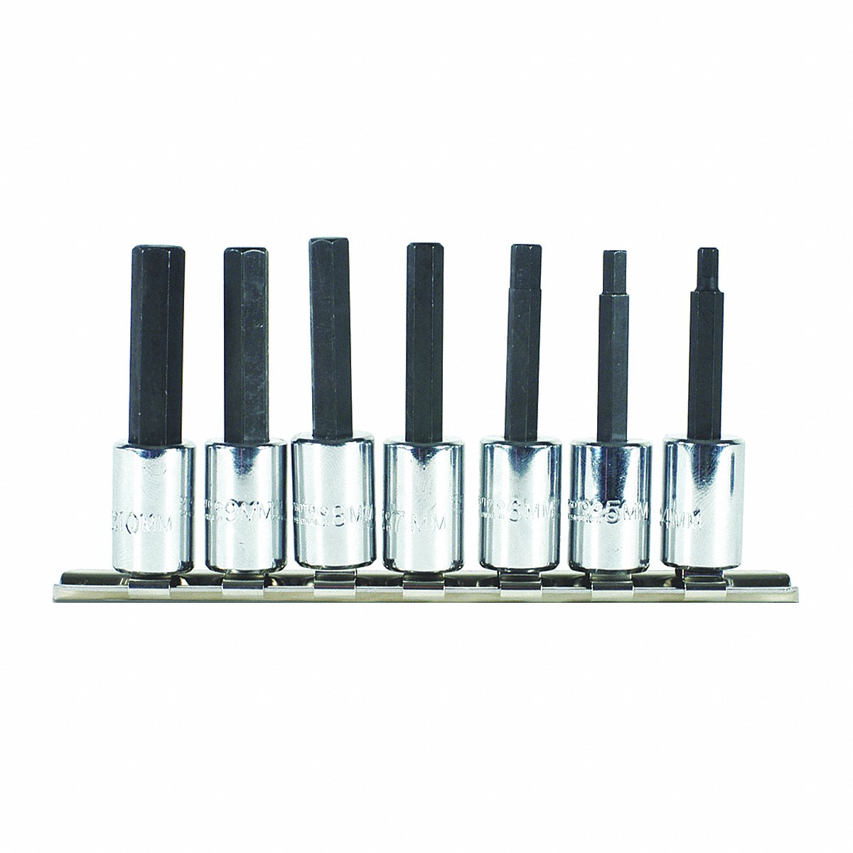 Proto Socket Bit Set, Steel, Drsz 3/8 In, 8 in (J4990-SMA)